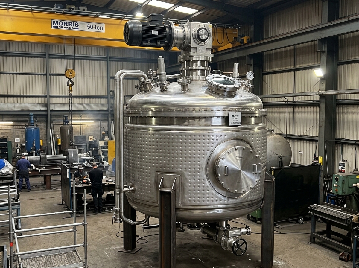 Jacketed Chemical Reaction Vessel Manufacturer Vatva GIDC Ahmedabad - JMEF